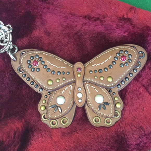 Coach Accessories - Coach Butterfly Keychain  6” Wide
